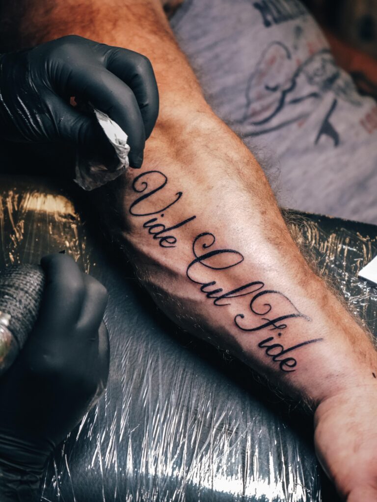 lettering tattoo Baunatal kassel Titan