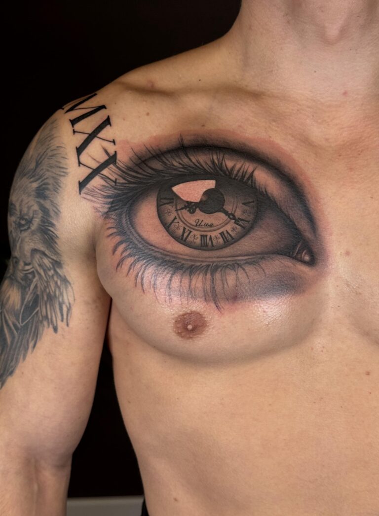 Auge Black and Grey Tattoo Titan Baunatal Kassel