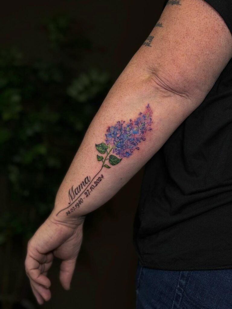 Farbe Floral Tattoo Titan Baunatal Kassel